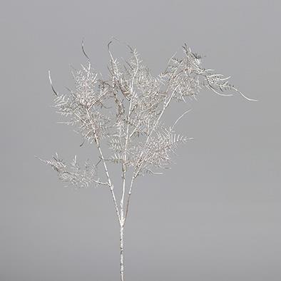 DPI Asparaguszweig mit Glitzer 25438-95 ca.66cm in ca. 66 cm, Eis, Natur, Im Freien, Wetter, Frost