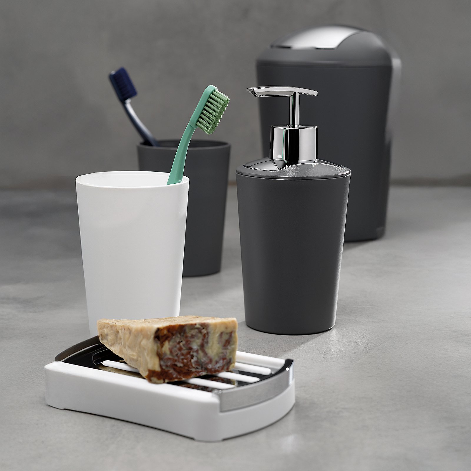 Kela Seifenschale Marta MARTA in Weiß, Pinsel, Gerät, Werkzeug, Zahnbürste