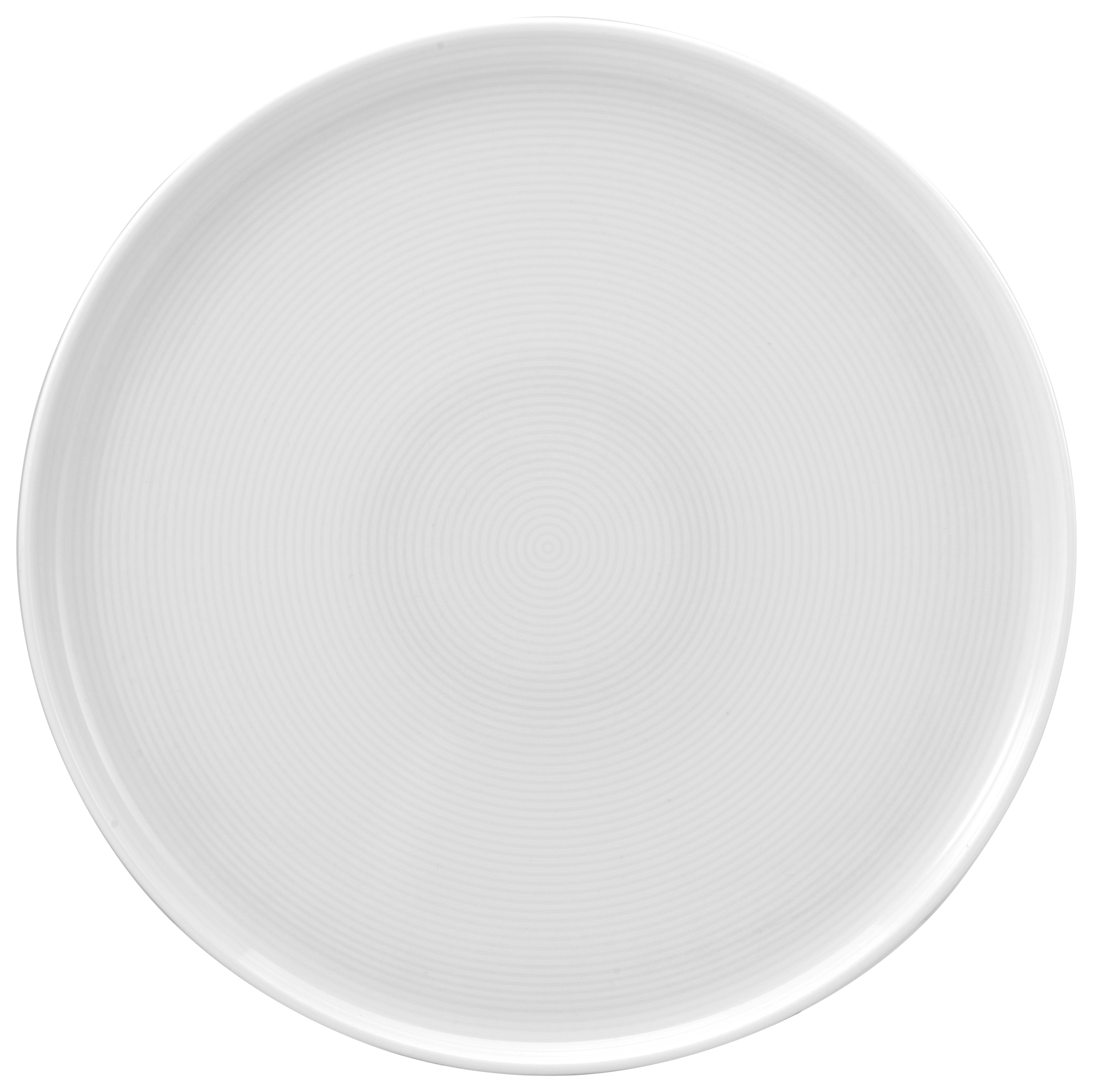 CreaTable Dessertteller Session in Farbe Weiß glänzend, Kunst, Porzellan, Töpferei, Teller, Untertasse