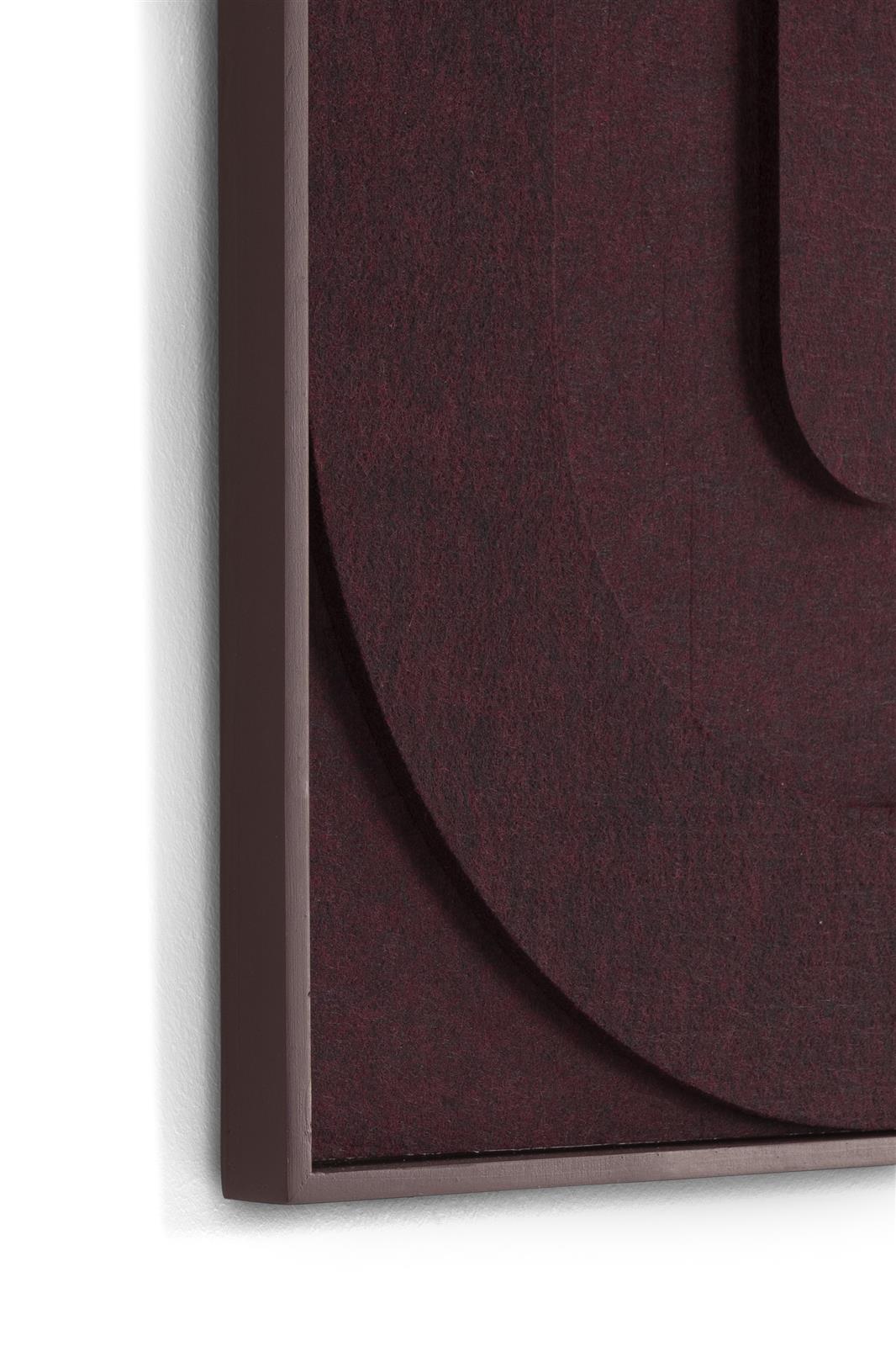 Coco Maison Bild JACE ca. B48 H96 T3 cm in bordeaux