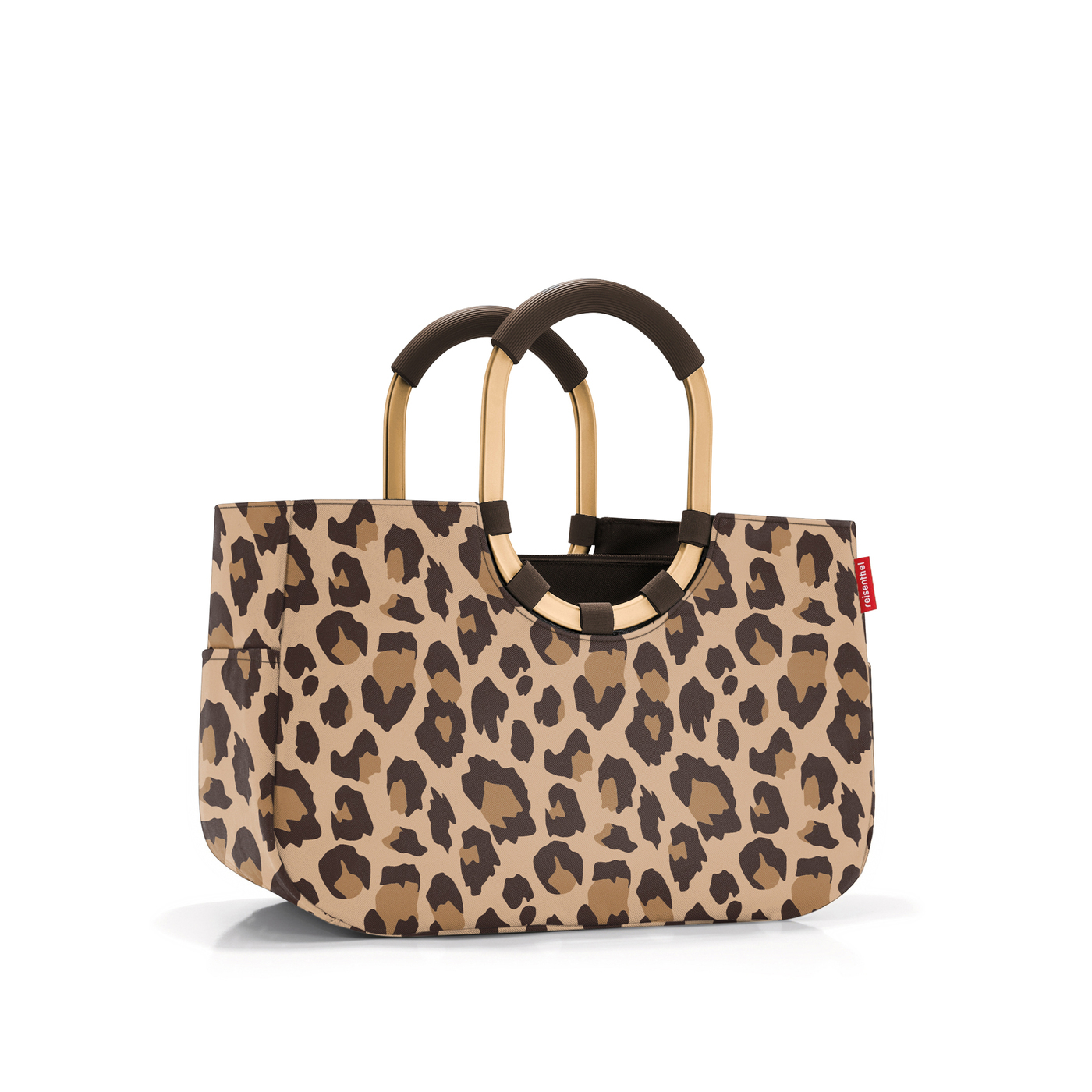 Loopshopper M frame leo macch. 40x26x20 cm in leo macchiato, Zubehör, Tasche, Handtasche, Geldbörse, Tragetasche