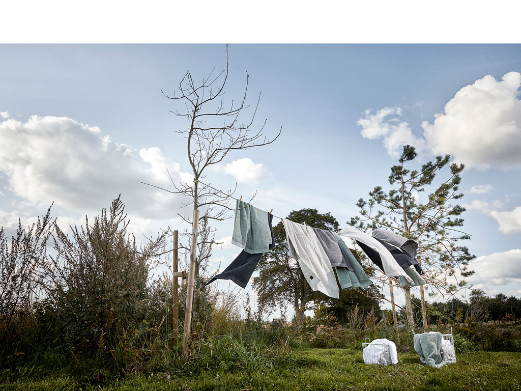 Zone Denmark Waschlappen in Farbe grey