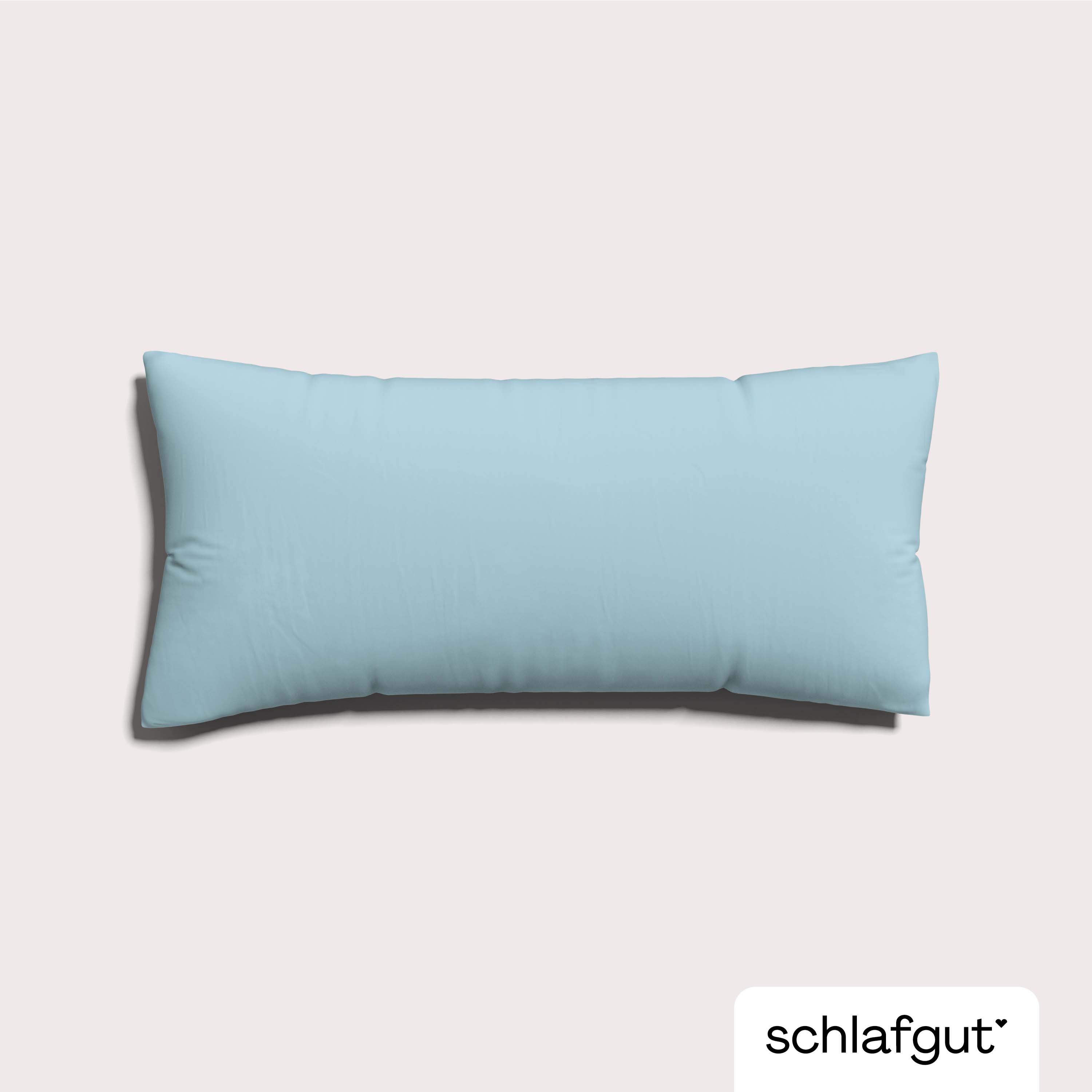 Schlafgut Kissenbezug 40x80 cm KISSENBEZUG in blue light Schlafgut Kissenbezug 40x80 cm KISSENBEZUG in blue light, Kissen, Kissenbezug, Kissenhülle, Luftig, Blau