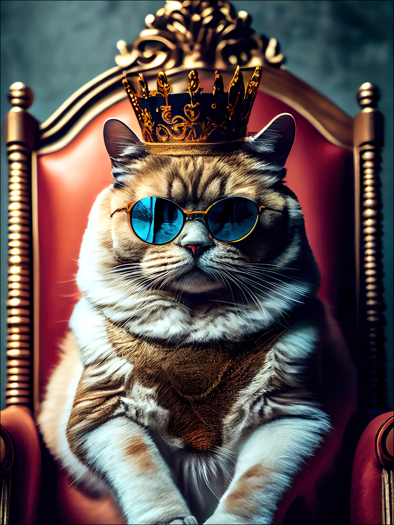 ProArt Glas-Art 60x80cm The Cat Is King