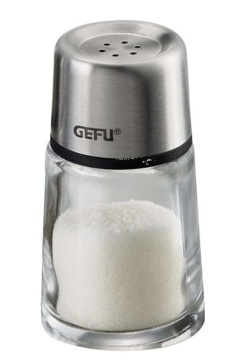 GEFU Salz-/ Pfefferstreuer BRUNCH silber/transparent GEFU Salz-/ Pfefferstreuer BRUNCH silber/transparent, Flasche, Shaker