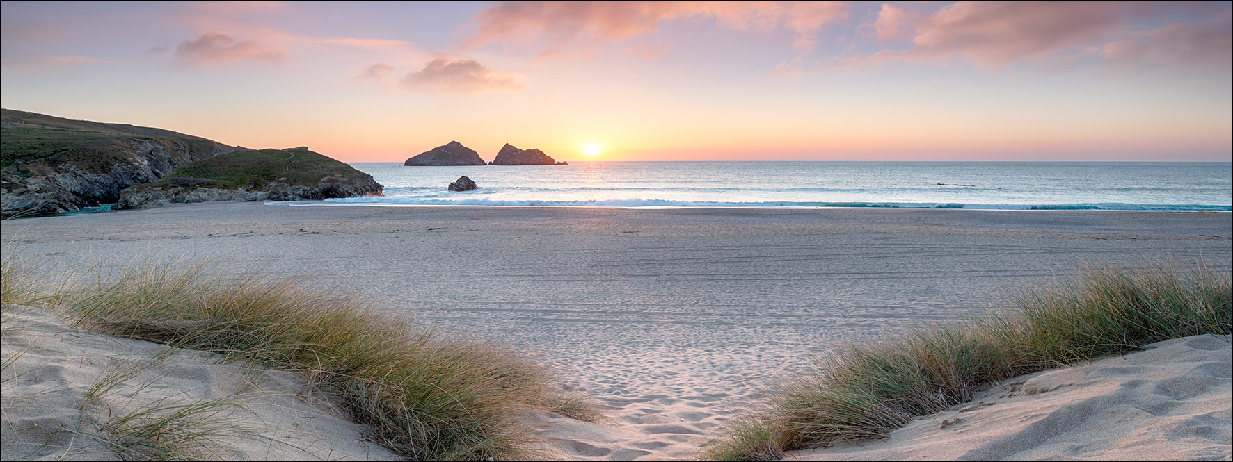 ProArt Glas-Art 80x30cm Evening at the beach I ProArt Glas-Art 80x30cm Evening at the beach I