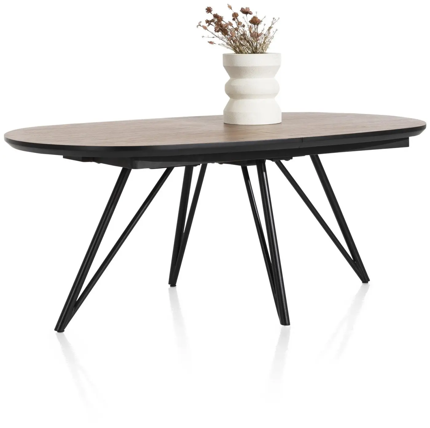 XOOON Tisch Torano ca. 110 x 190 cm in Nußbaumfurnier