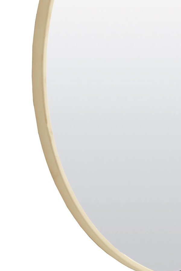 Light & Living Spiegel ESPEJO in Farbe klar, creme, Photographie, Oval, Eishockeyschläger, Eislaufen, Sport