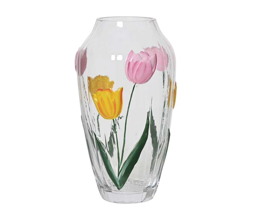 Kaemingk Vase ca. H28 cm, D15 cm in Fb. klar