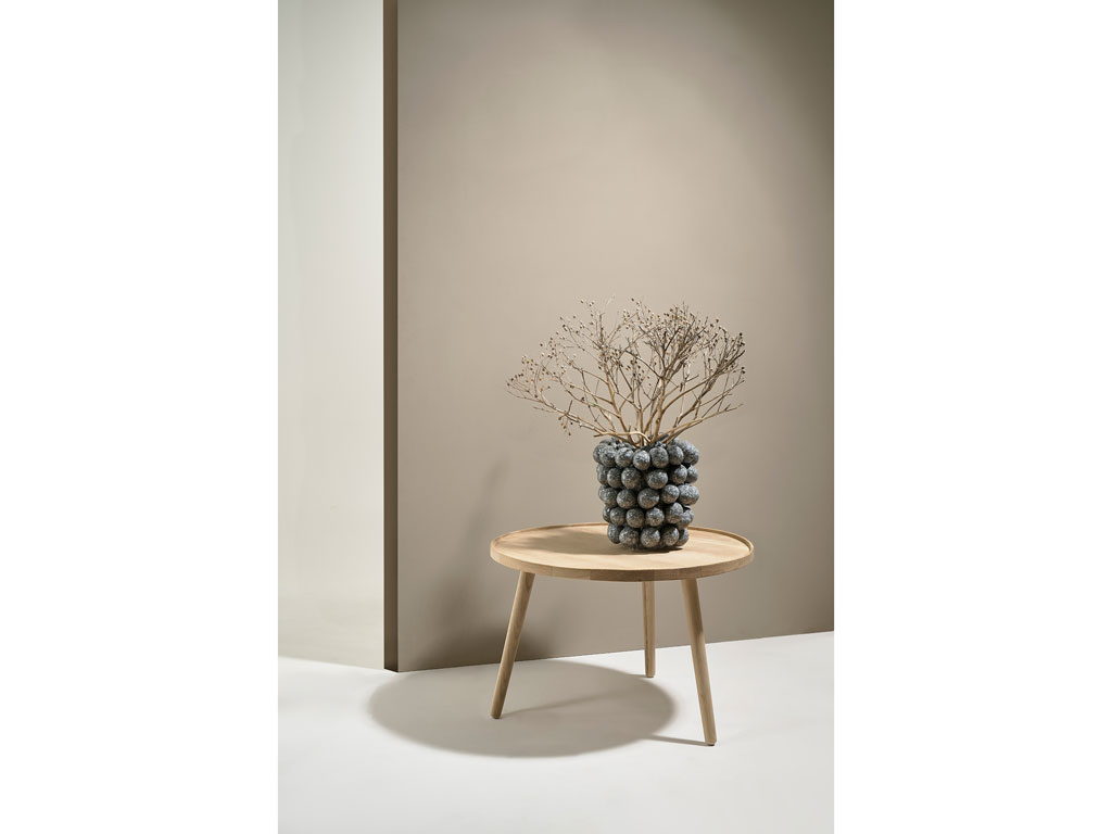 Villa Collection Vase/Übertopf 30 cm in Farbe mirage gray