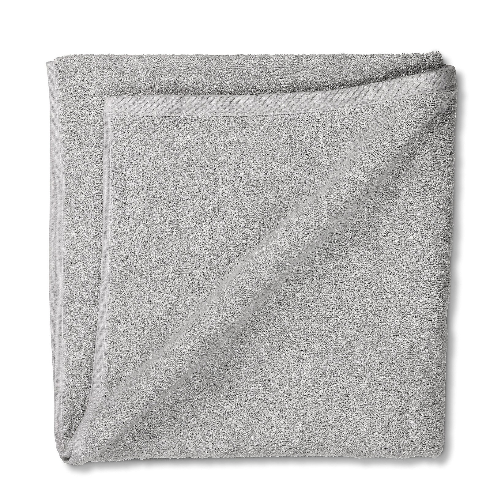 Kela Duschtuch LADESSA in Farbe Felsgrau, Handtuch, Badetuch, Grau, Baumwolle, Flauschig, towel, bath, cotton, grau, waschbar