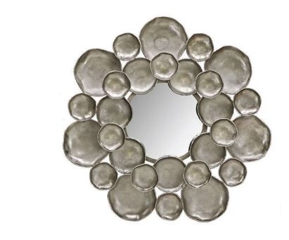 Spiegel TAMANI Ø ca. 91 cm in Farbe Silber