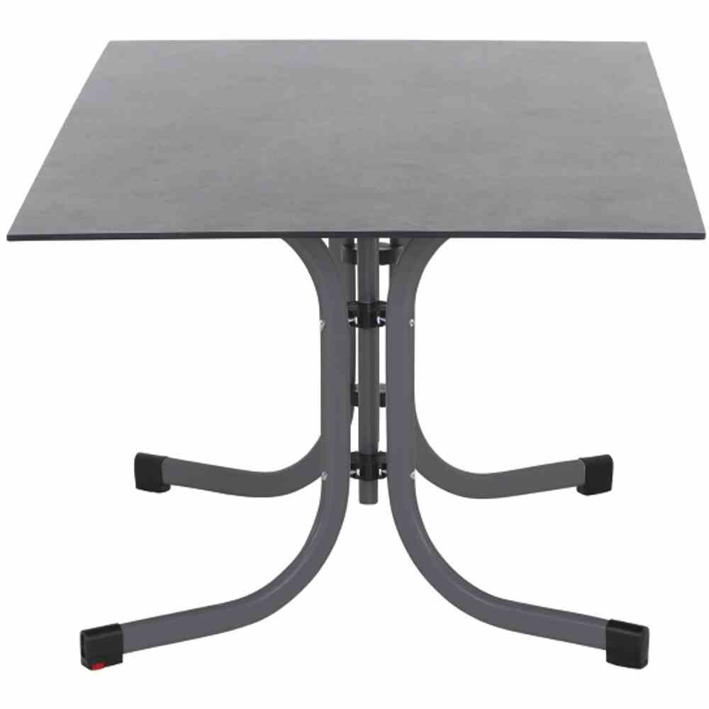 Gautzsch Klapptisch SOLA ca. 140x90cm in anthrazit/Dark stone