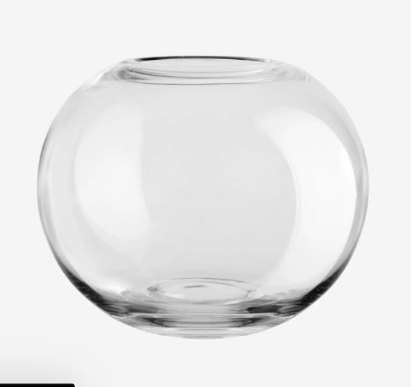 ASA Selection Vase BOLA in Farbe transparent, Glaskrug, Vase, Rundes Glas, Transparente Glasvase, Glasbehälter