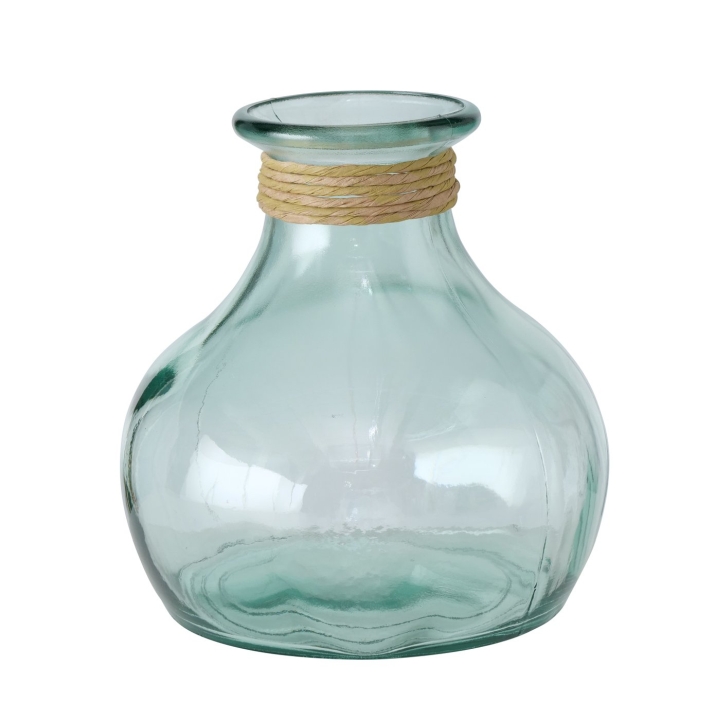 Boltze Vase Nellia, H 21 cm, NELLIA in Materialmix klar