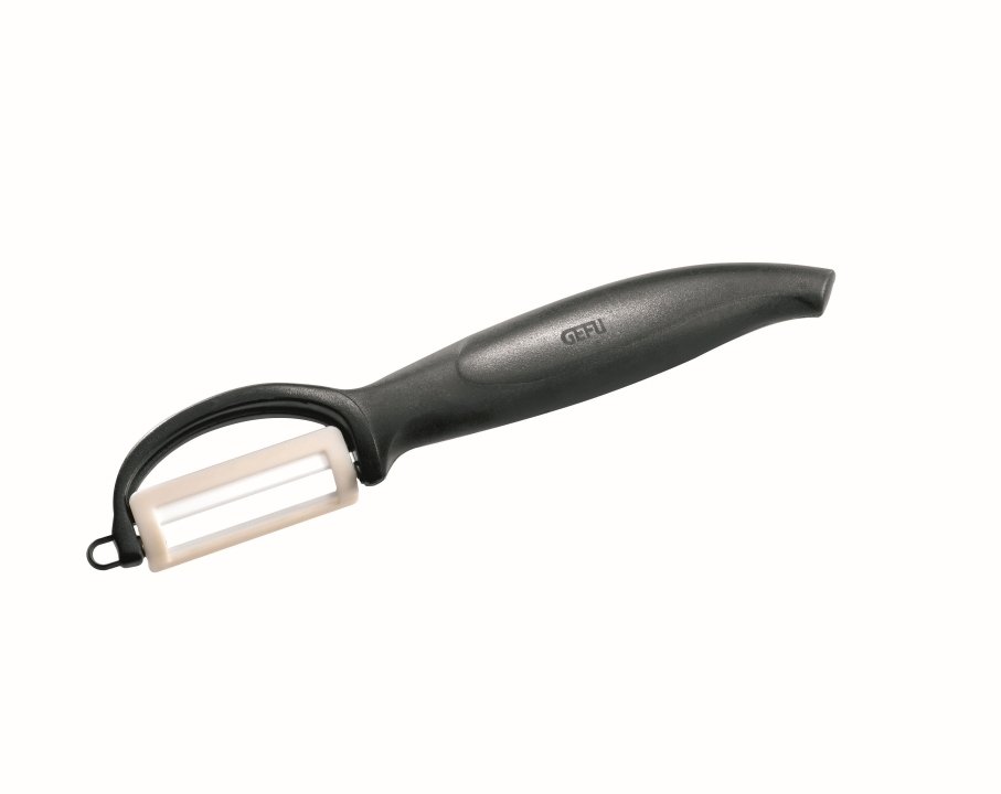 GEFU Keramikschäler Ceramo schwarz/silber GEFU Keramikschäler Ceramo schwarz/silber, Utensil für die Küche, Küchenschäler, Rauchrohr