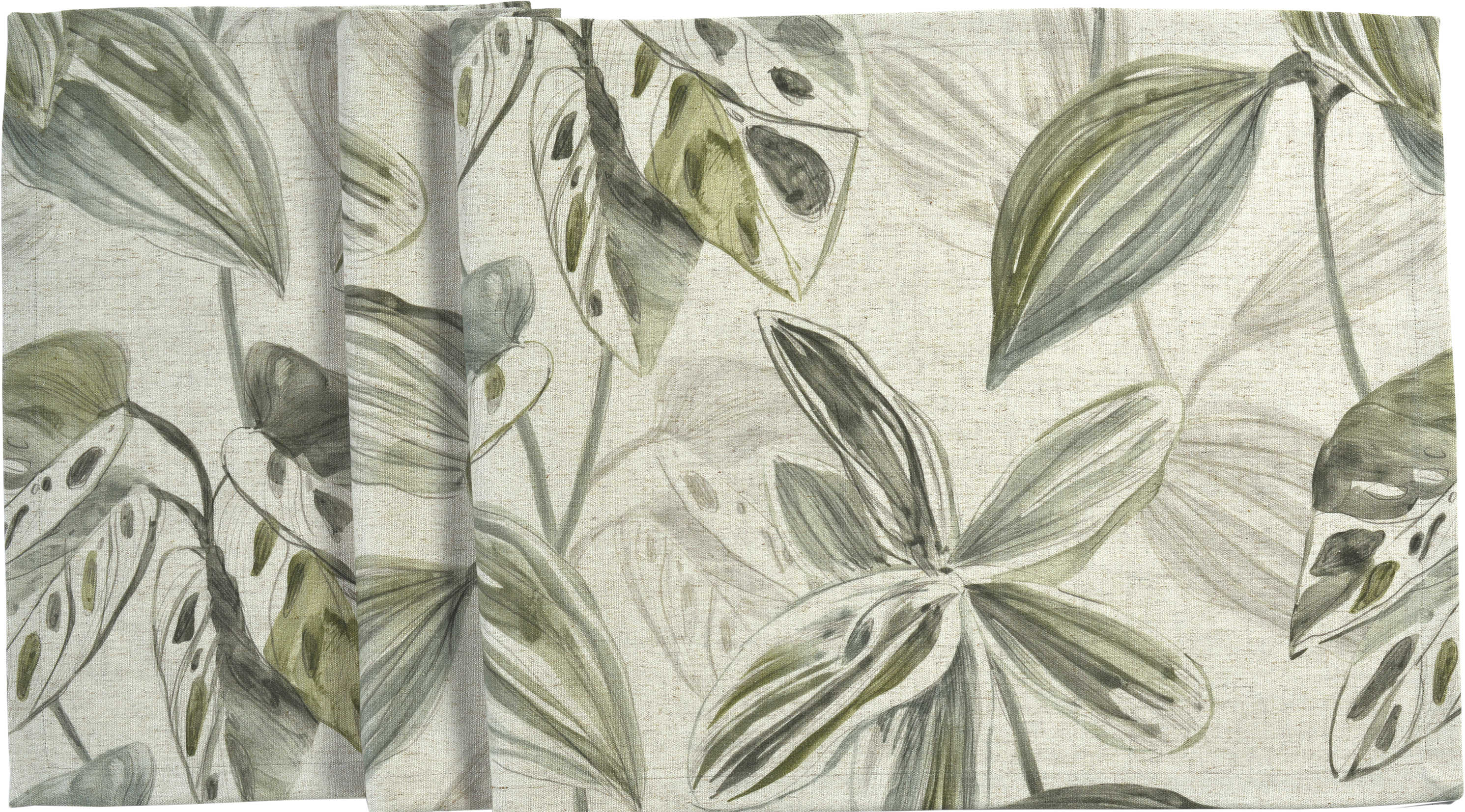 Sander Tischläufer SIENA ca. 50x140cm in Farbe green