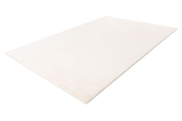 Webteppich SPIRIT ca. 120x170cm in Farbe ivory Webteppich SPIRIT ca. 120x170cm in Farbe ivory, Teppich, Teppichboden, Weiß, Fell-Optik, Rug