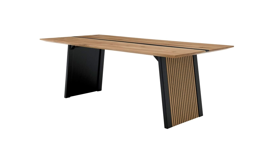 Interliving Esstisch INTERLIVING-5605 B/L ca.100x220cm in Charakter-Eiche massiv