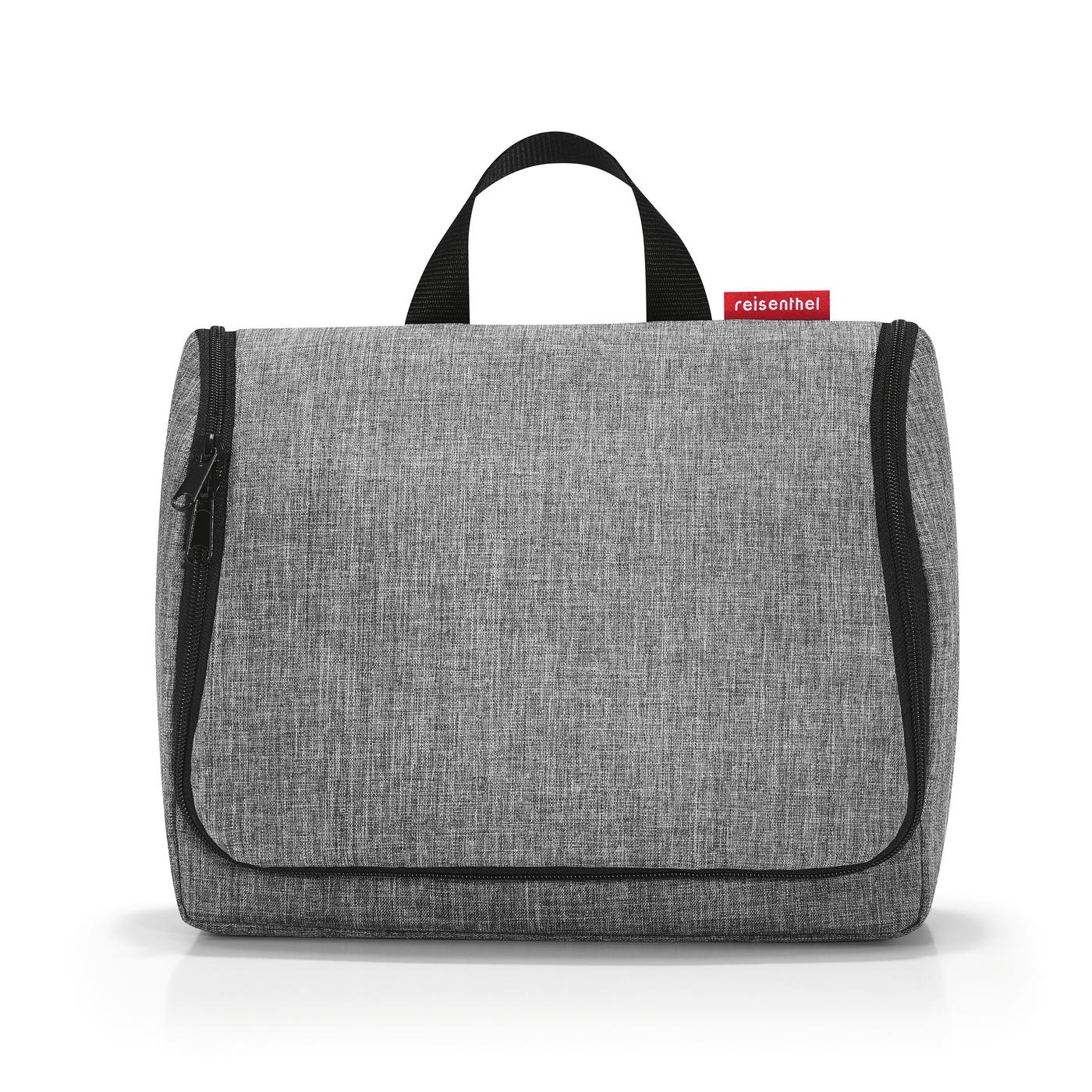 Reisenthel TOILETBAG XL in Farbe twist silver, Tasche, Zubehör, Handtasche, Leinwand