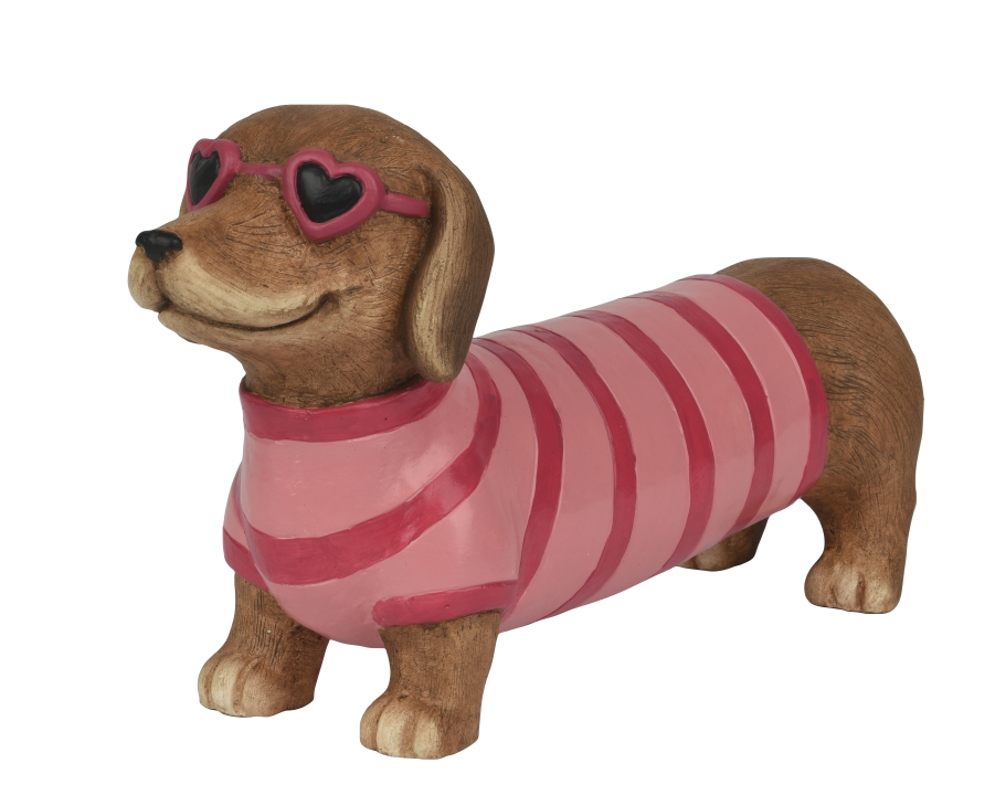 Kaemingk Hund ca. B11,5 H21,5 T40,5 cm in Fb. braun m/andere farbe(n)