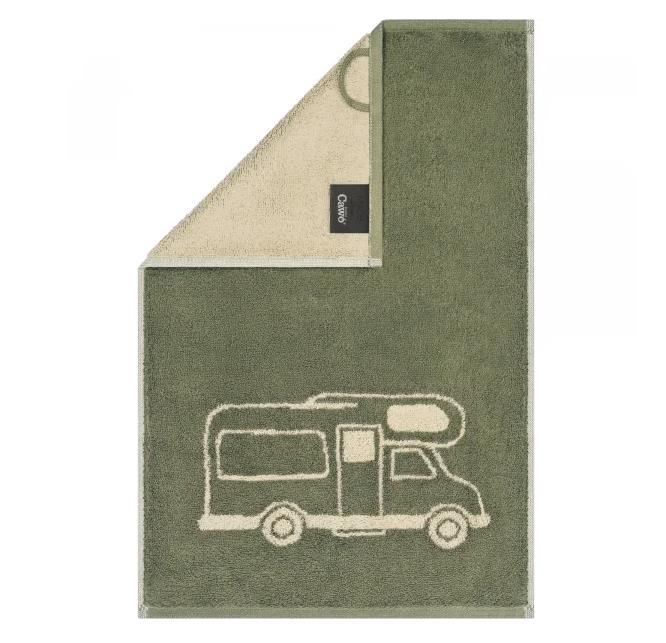 Cawö Postcard Towels POSTCARDS TOWELS EDITION 30x50cm in Farbe camper Cawö Postcard Towels POSTCARDS TOWELS EDITION 30x50cm in Farbe camper, wohnmobilteppich, teppich, camping, muster, grün