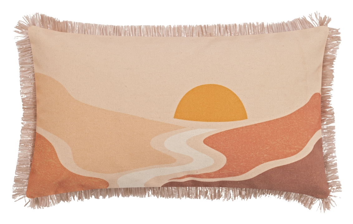 Magma Heimtex Kissenhülle SUNRISE 50x30cm in Farbe peach