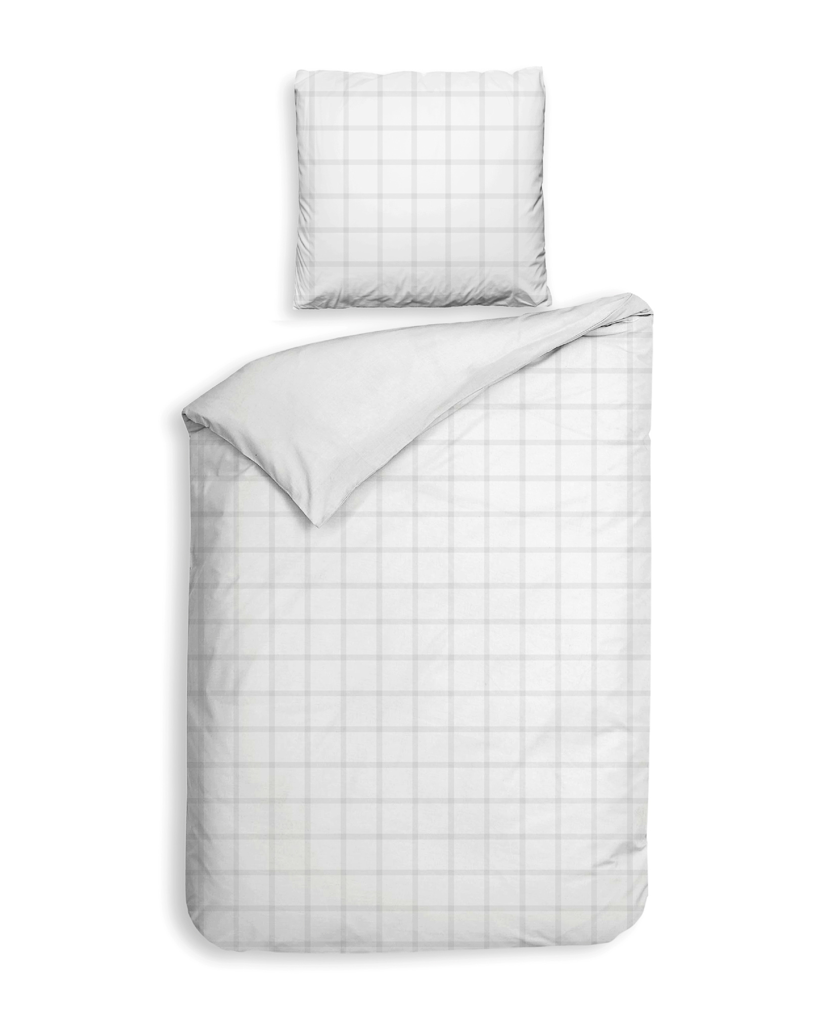 Bettwäsche DIAMANTE ca. 135x200cm in Farbe White