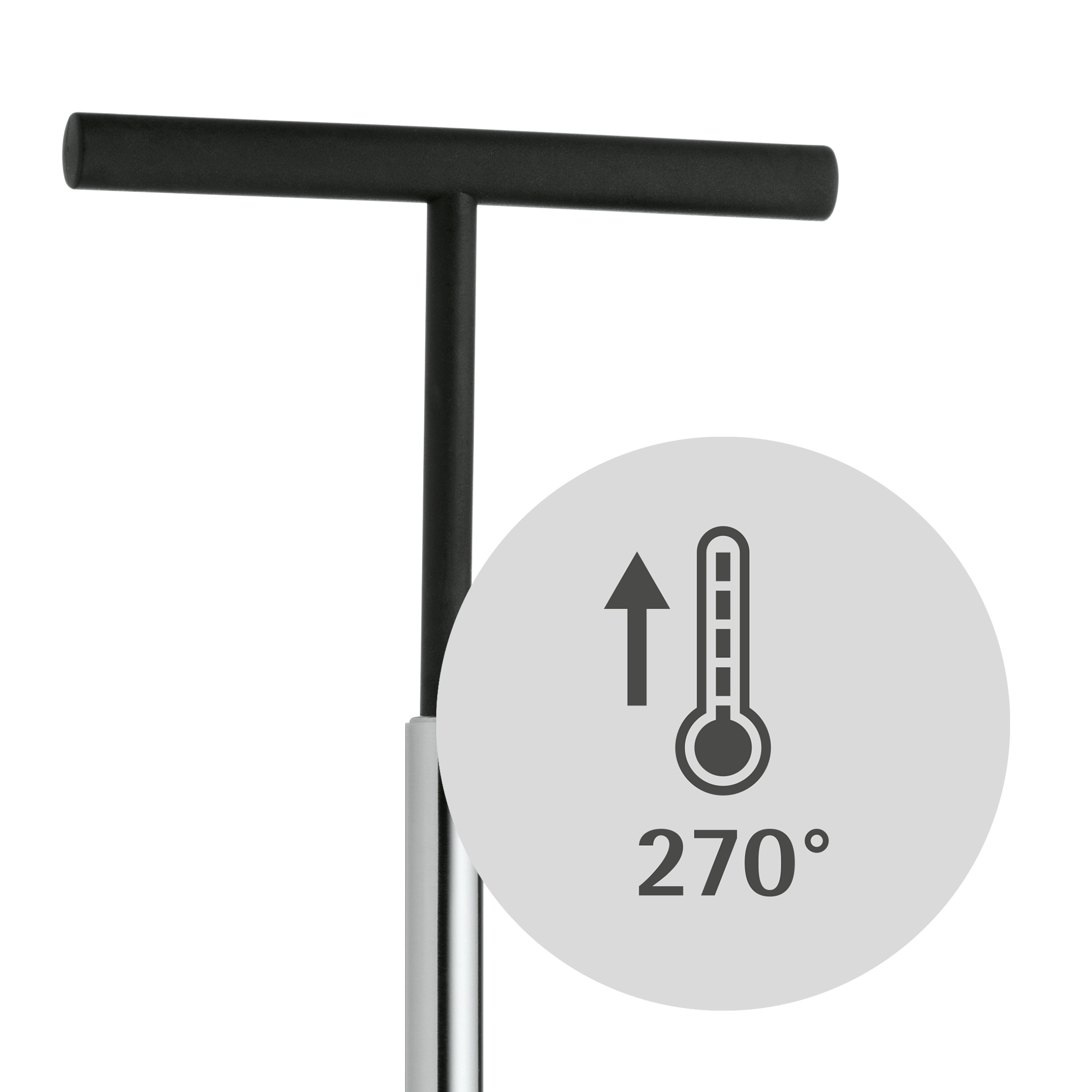 WMF Profi Plus Crêpeteig-Verteiler, 19 in Edelstahl/schwarz WMF Profi Plus Crêpeteig-Verteiler, 19 in Edelstahl/schwarz