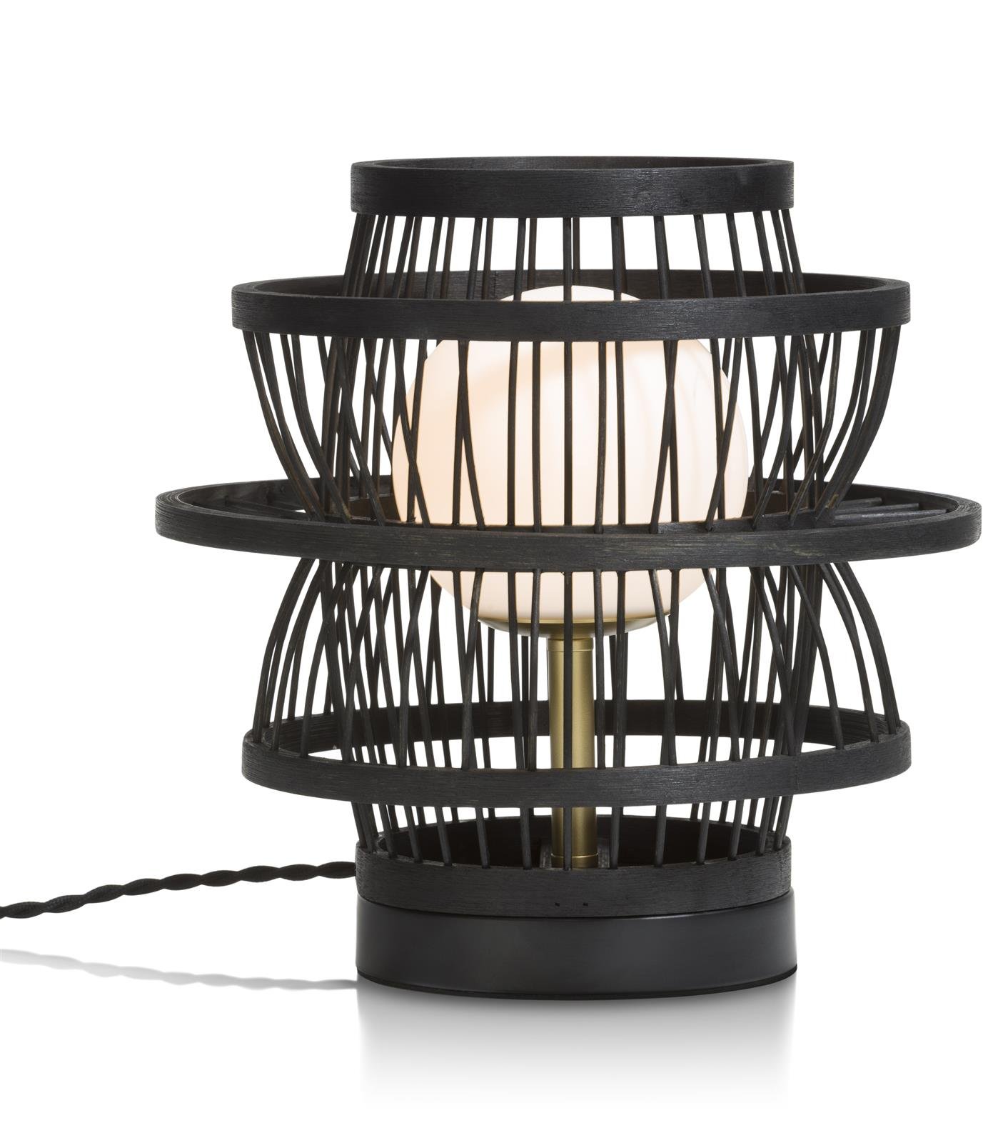 Coco Maison Tischlampe Bali 44188-ZWA, schwarz