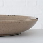  // Schale Fina // Steingut beige lasiert // Optischer Effekt Crackle, Shabby // Durchmesser ca. 27,5 cm
