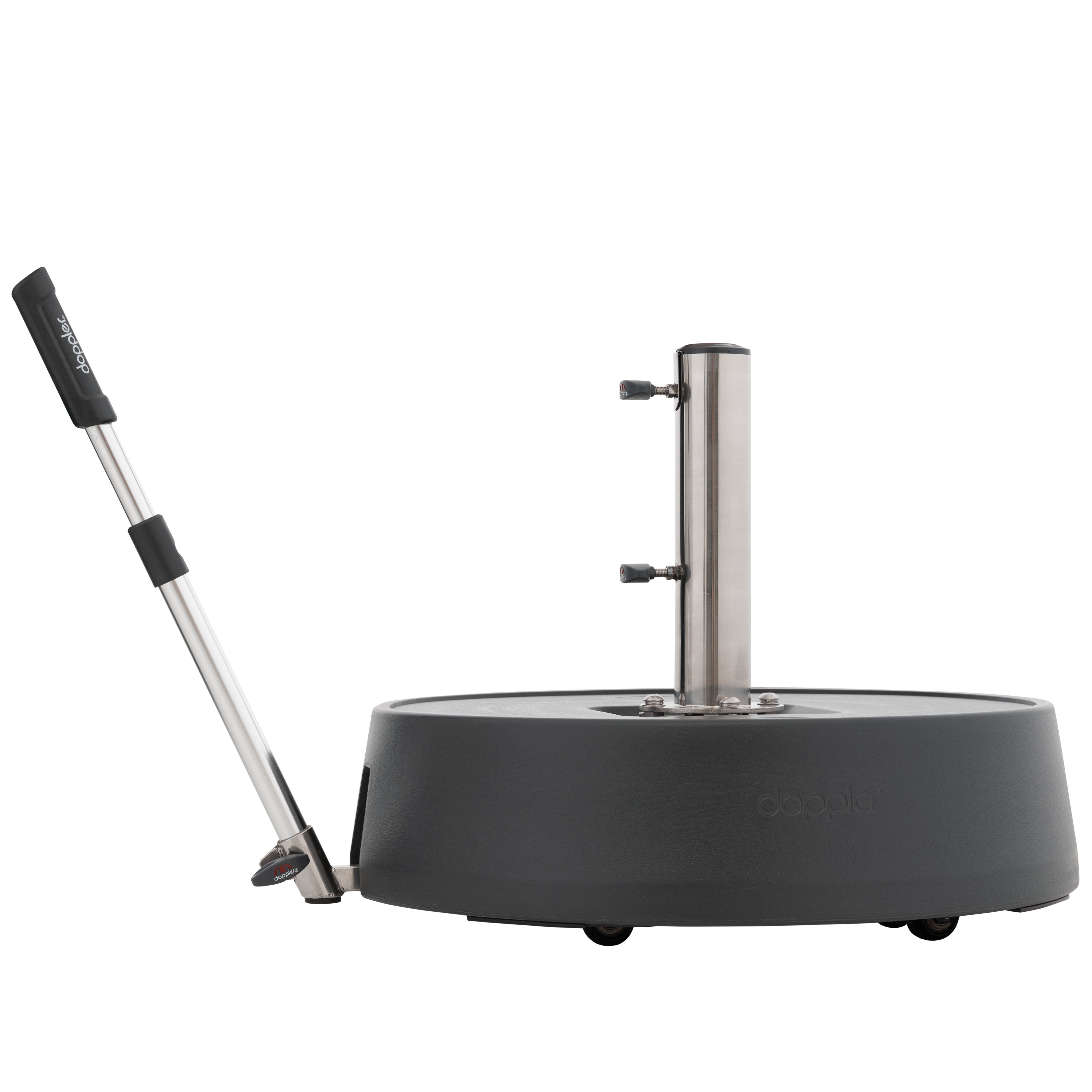 Doppler Rollsockel EASY MOVE SWITCH ca. 50kg in anthrazit Doppler Rollsockel EASY MOVE SWITCH ca. 50kg in anthrazit