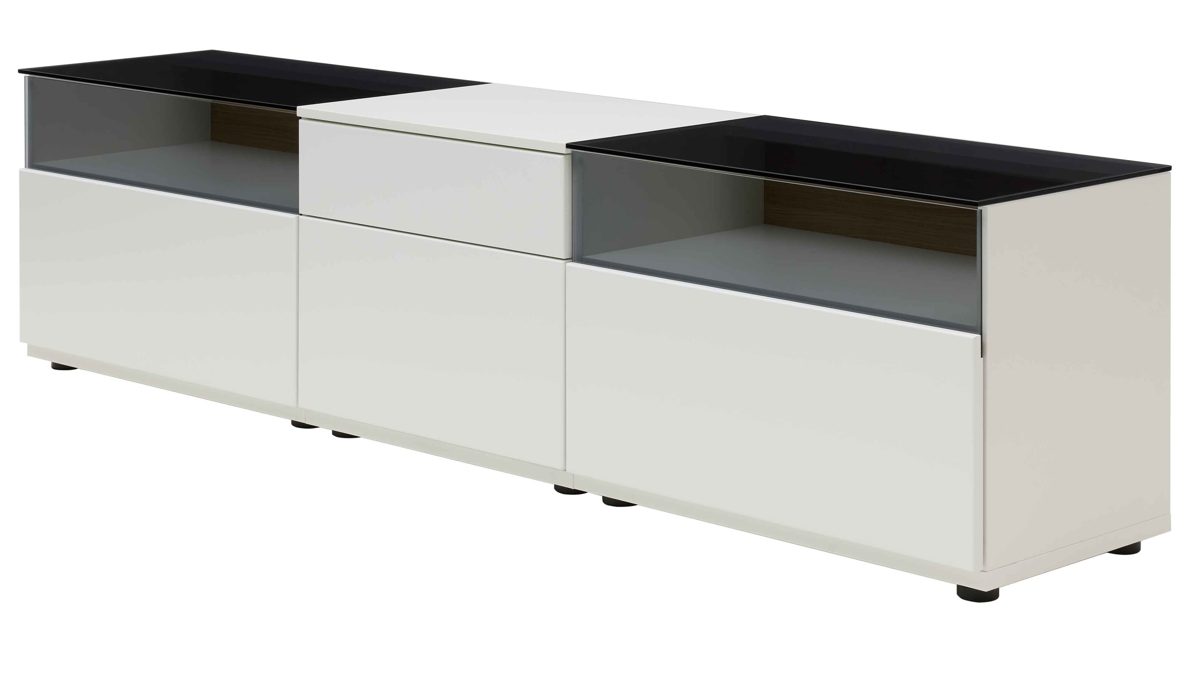 Interliving Wohnkombination IL2031, Sideboard, Lowboard, Bufet, Staurage-Schrank, Zweifarbiger