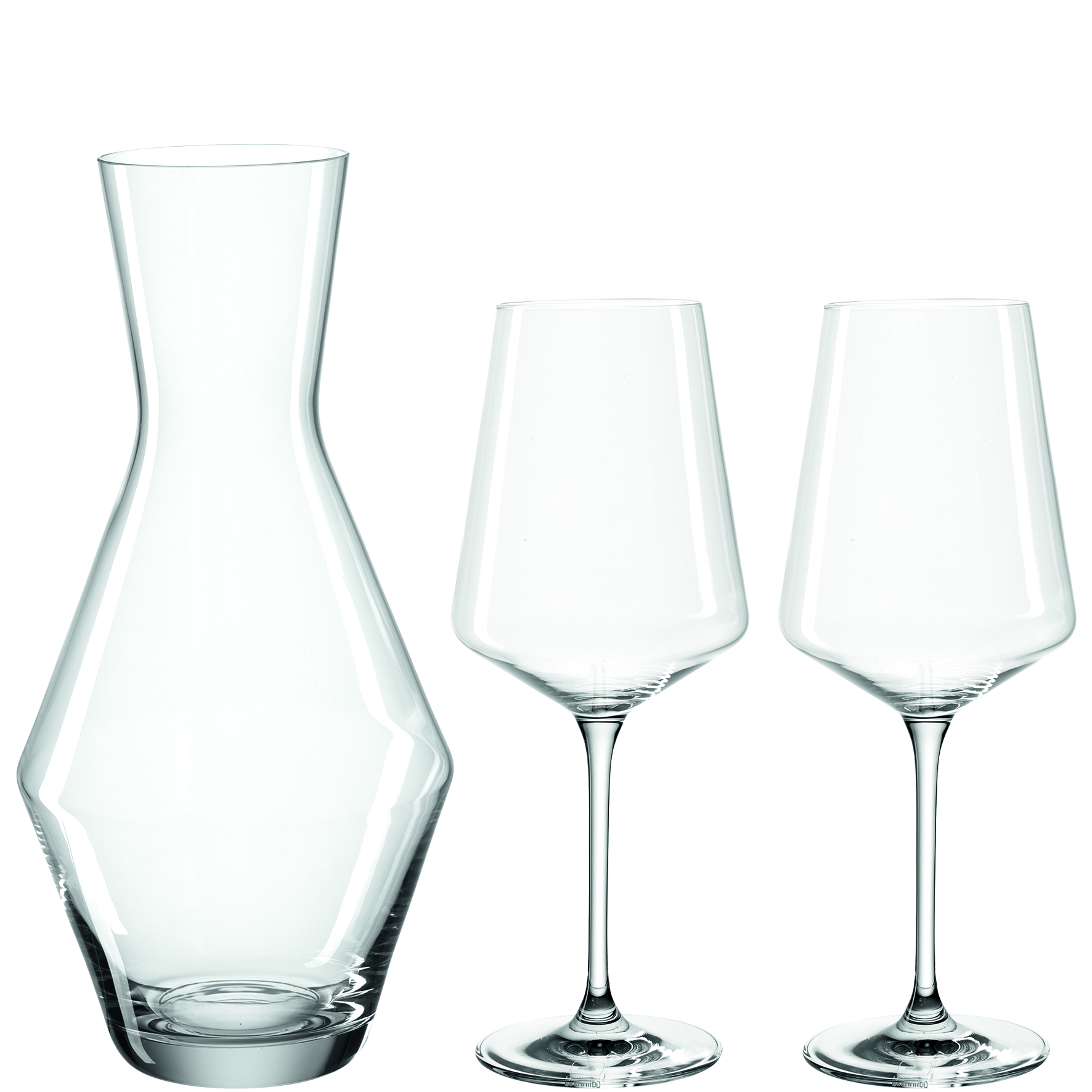 Leonardo Weinset 3-teilig Puccini Kristallglas, Glas, Schnaps, Wein, Weinglas, Kelch