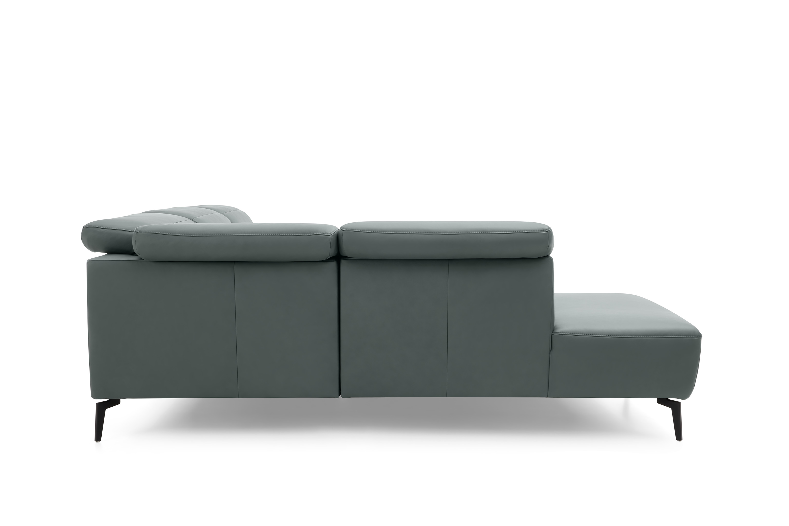 Musterring Polsterrundecke MR 1320 ca. 295x249cm in Leder Vivre opal