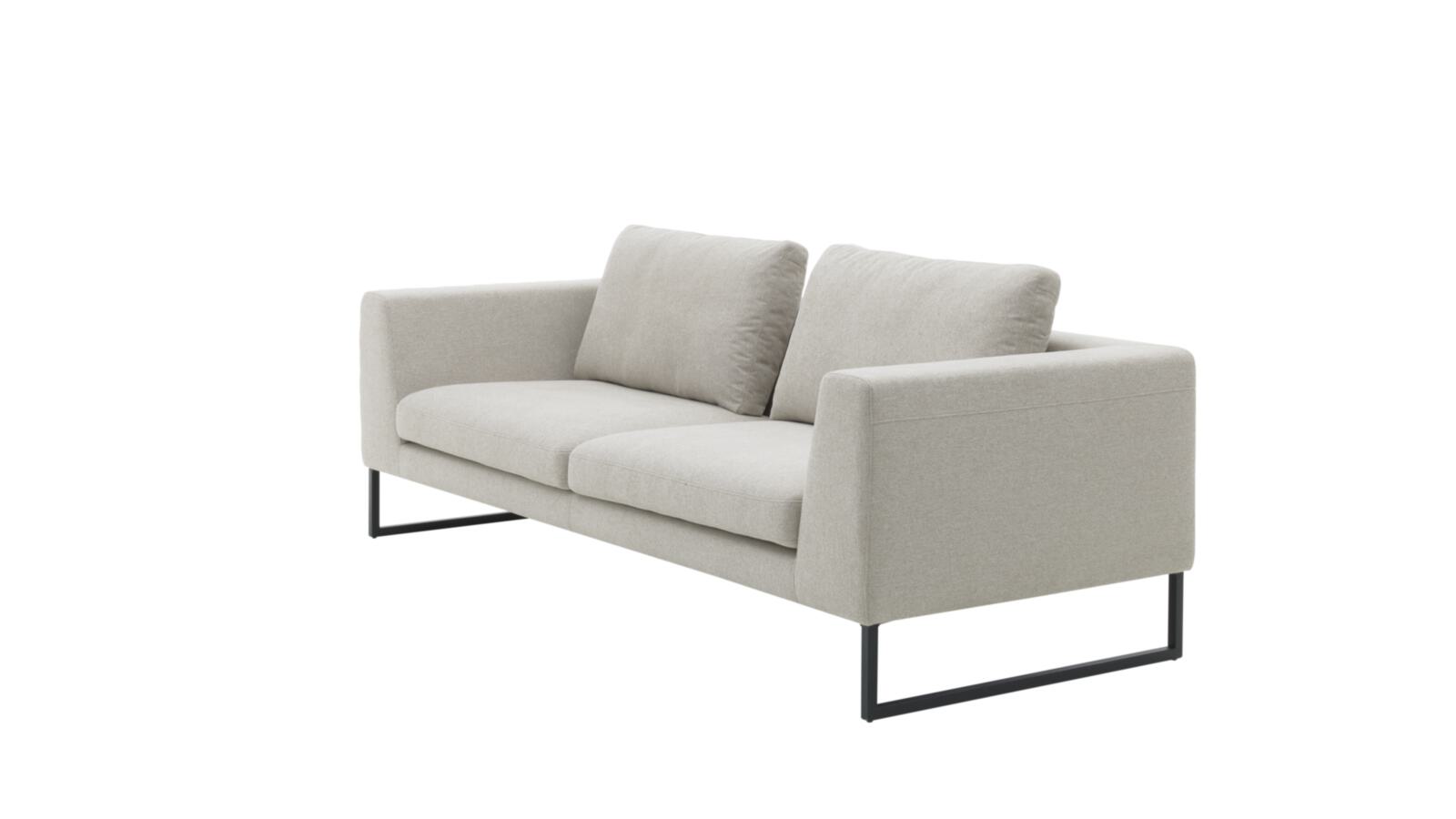 Roomio 3-Sitzer No. 4101 Beige Roomio 3-Sitzer NO. 4101 in Stoff Simply Clean sand
