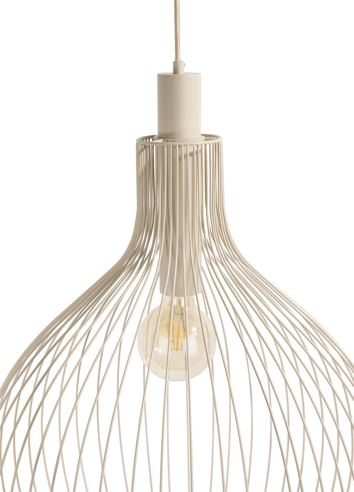 Coco Maison Hängelampe COCO MAISON ca. B50 H200 T50 cm in Jax, beige