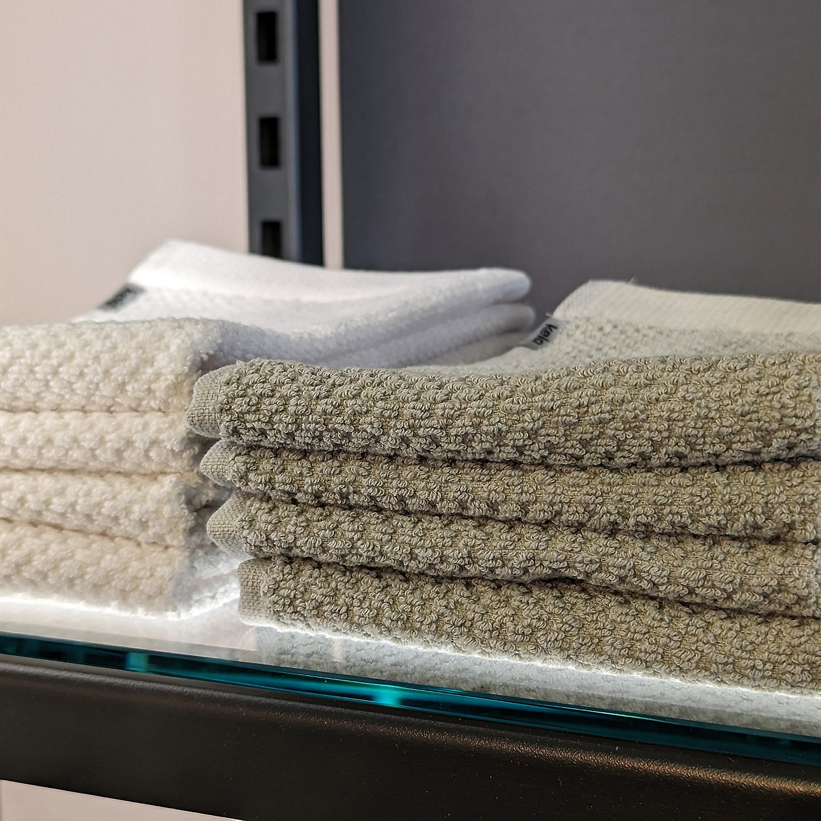 Kela Gästetuch Lavinia LAVINIA in beige, Handtücher, Baumwolle, Gepunktet, Waschbar, Stoffe