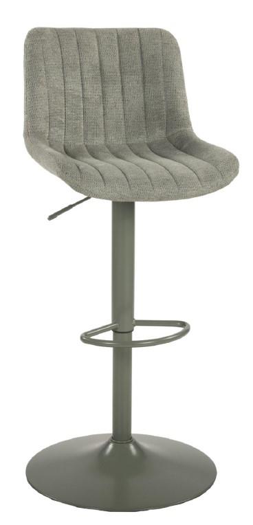 Duo Collection Barhocker KELLY in Webstoff 112 kieselgrau