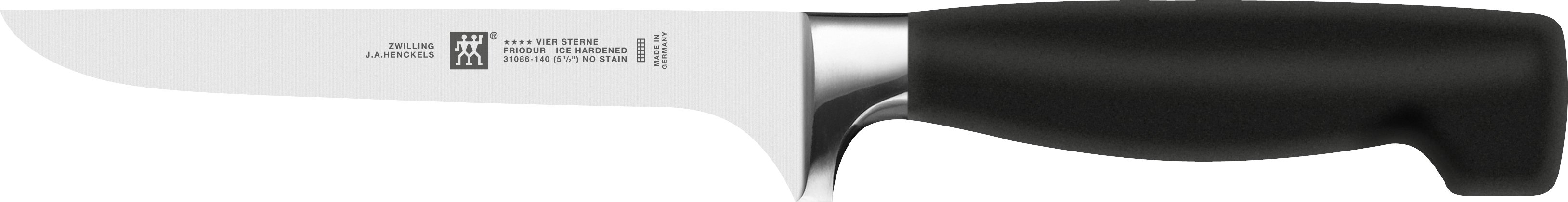 Zwilling Ausbeinmesser VIER STERNE in Farbe Metallfarben/schwarz