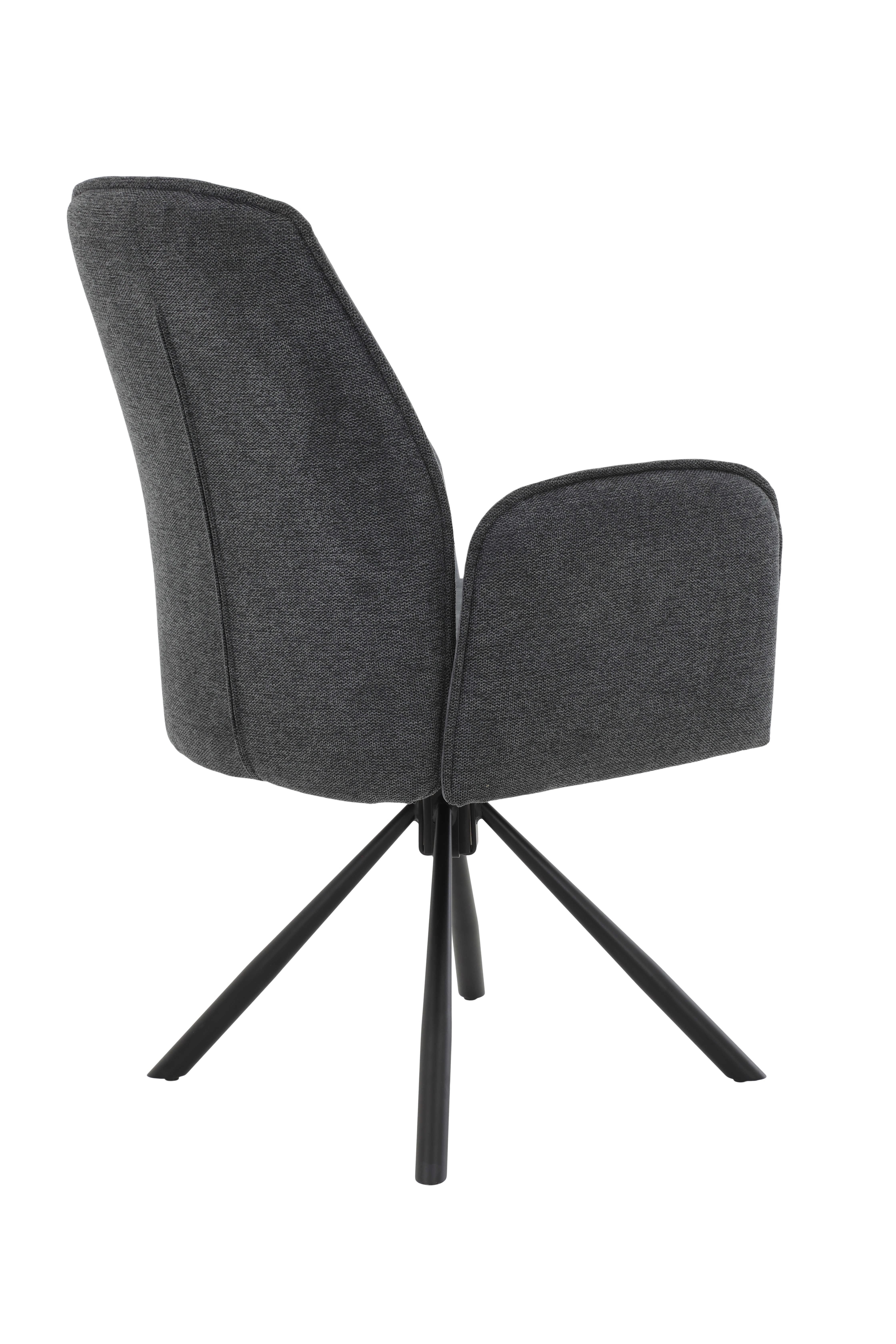Hela Stuhl Porto I S in Stoff Velvet grau/anthrazit