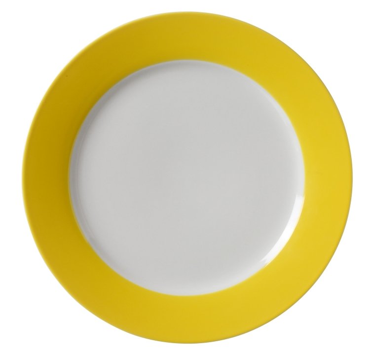 Ritzenhoff & Breker Speiseteller Doppio in Farbe gelb