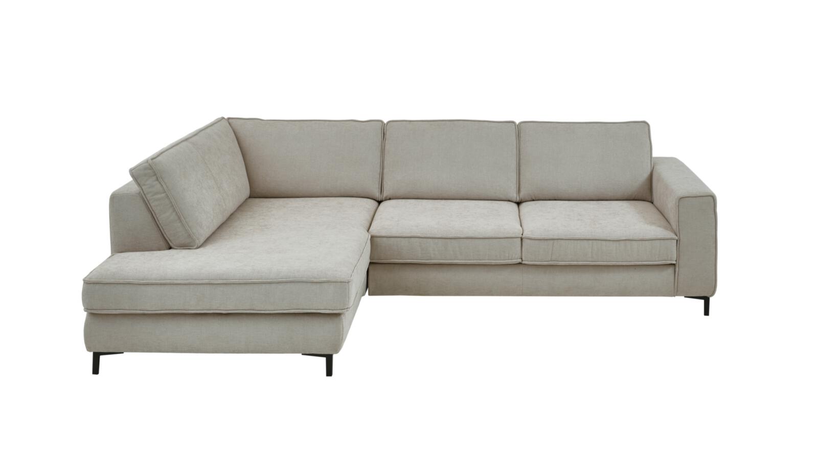 Modulmaster Polsterecke MM-MP1201 ca. 214x300cm in Stoff Harry natur, Couch, Mobiliar