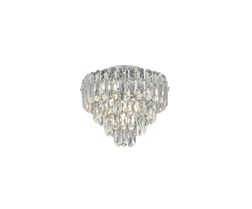 Trio Select Deckenleuchte MALIZIA 7-flammig in Farbe chrom, Kristallglas transparent klar Trio Select Deckenleuchte MALIZIA 7-flammig in Farbe chrom, Kristallglas transparent klar