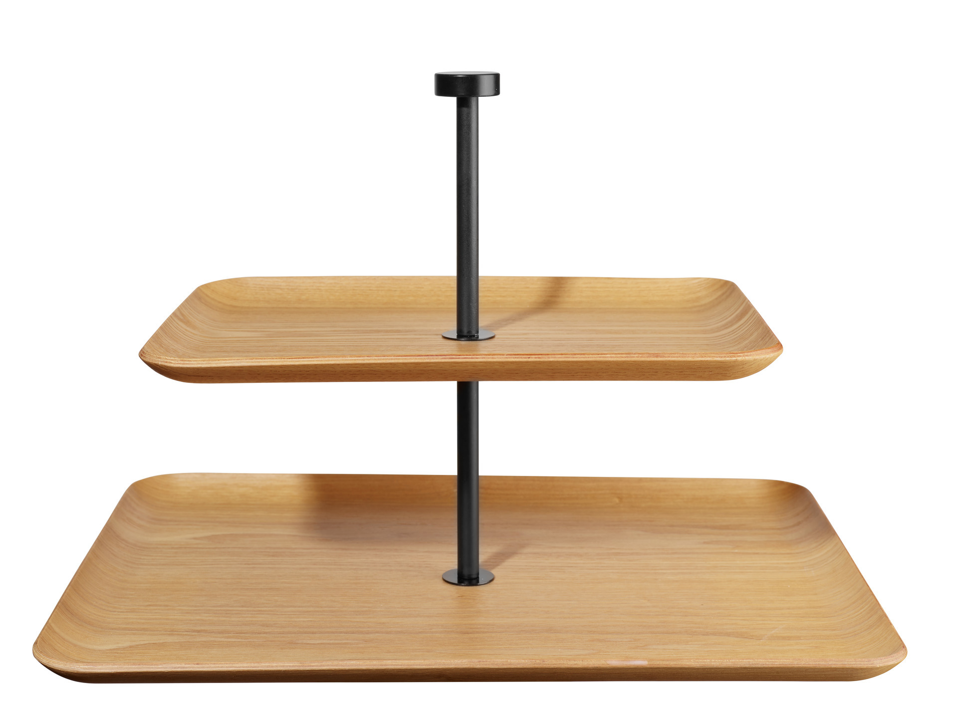 ASA Selection Etagere 2-stufig WOOD in Farbe nude, Holz, Mobiliar, Sperrholz, Stand