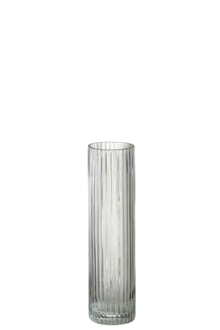 Vase VASEN ca. B8 H30 cm in Transparent