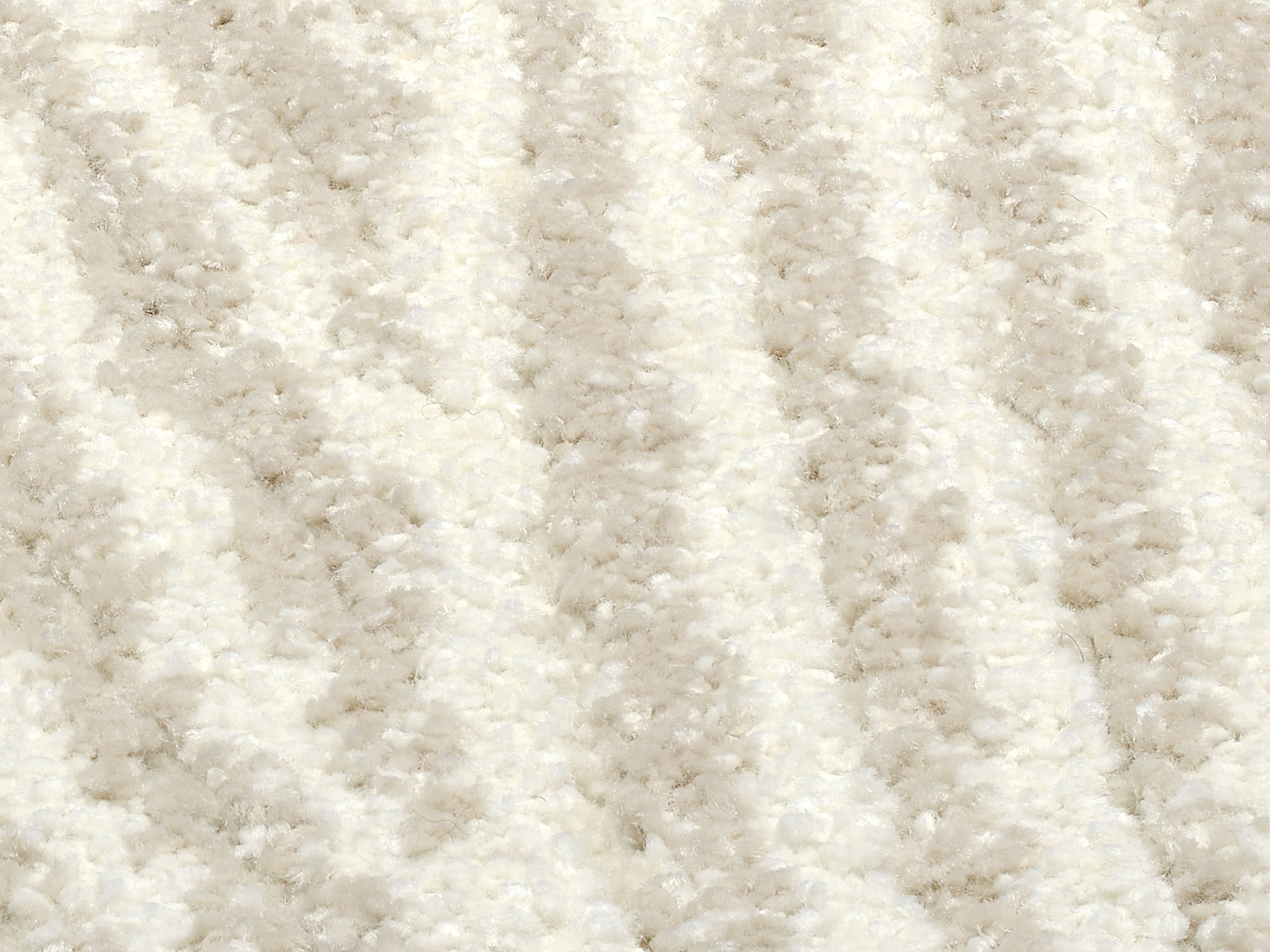 OCI Designer Teppich CHASSIS PURE ca. 160x230cm in Farbe creme-beige, Plüsch, Fleece, Creme, weich, Texturiert