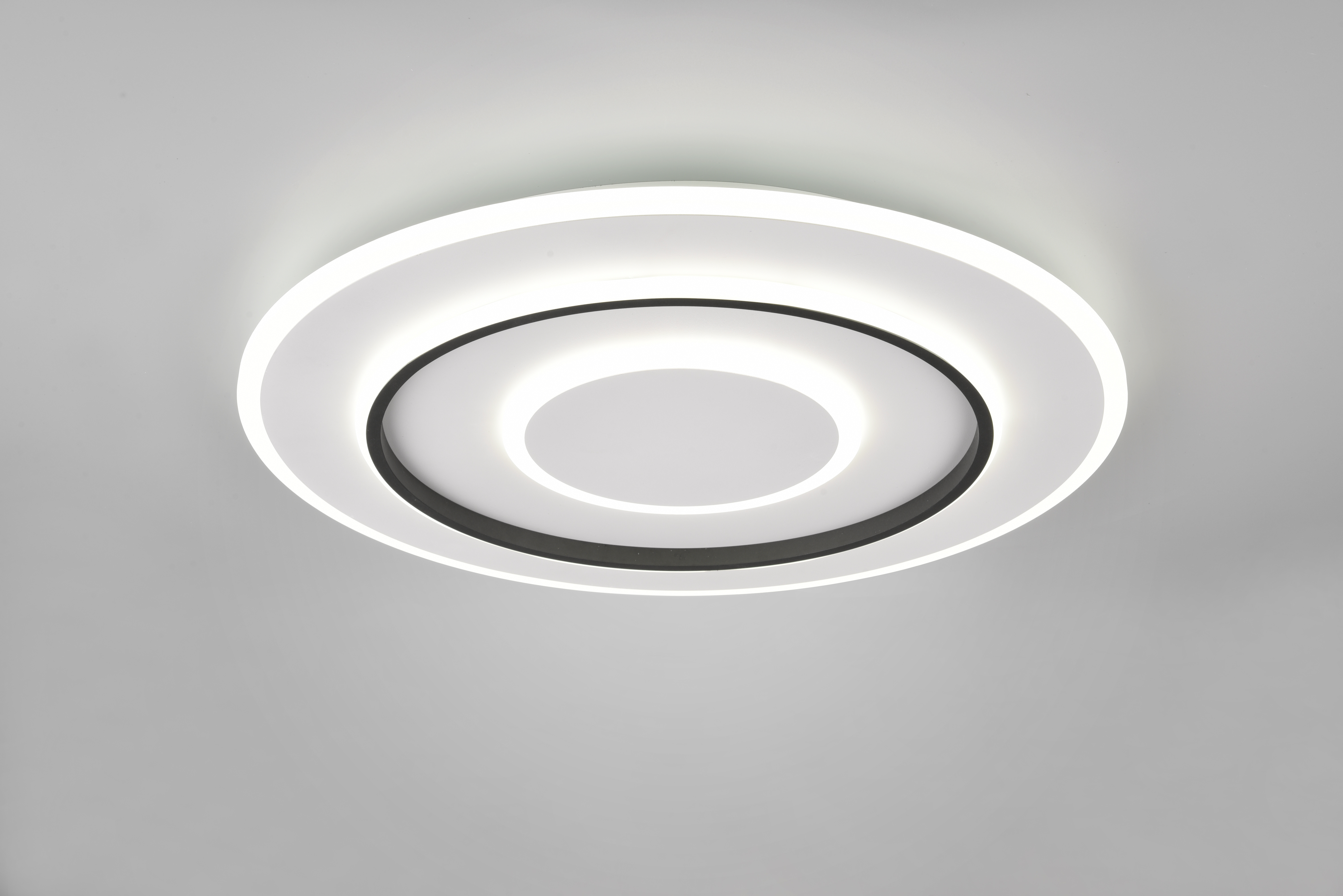 Reality Leuchten LED-Deckenleuchte JORA in weiß matt, Kunststoff weiß