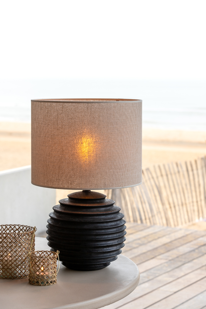 Light & Living Lampenfuß RENZO 22x20cm Holz schwarz