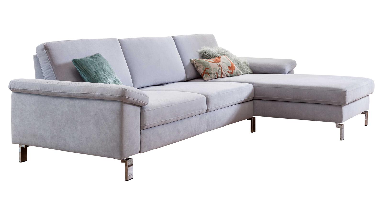 Polsterecke SK 239 MOVE 2.0 ca. 284x185cm in Stoff Matrix light blue